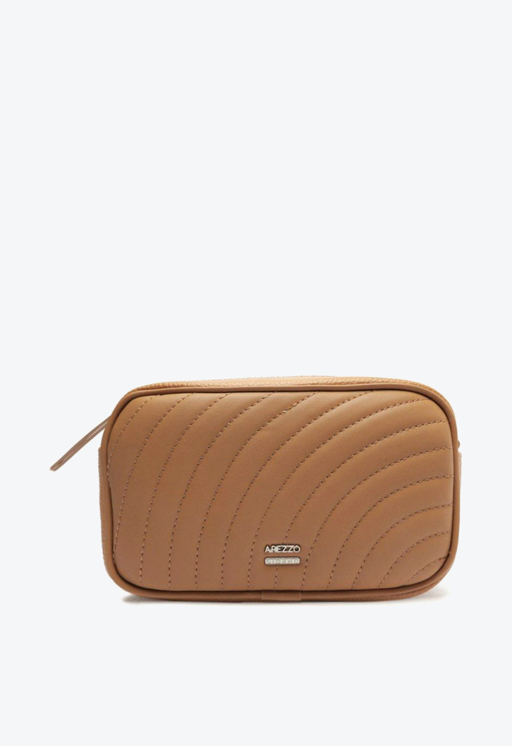 Bolsa Tiracolo Marrom Arezzo Elisa Pequena Giorno
