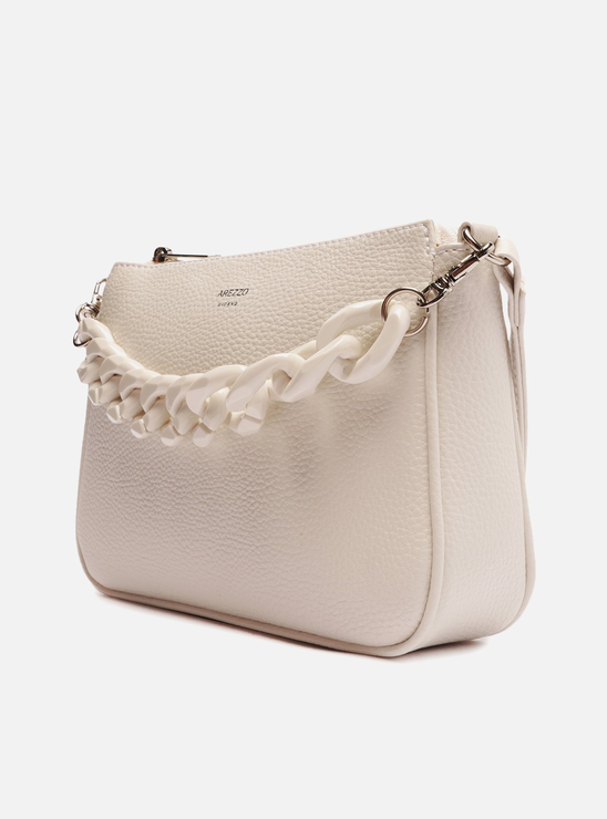 Bolsa Tiracolo Branca Iara Pequena Sporty Club