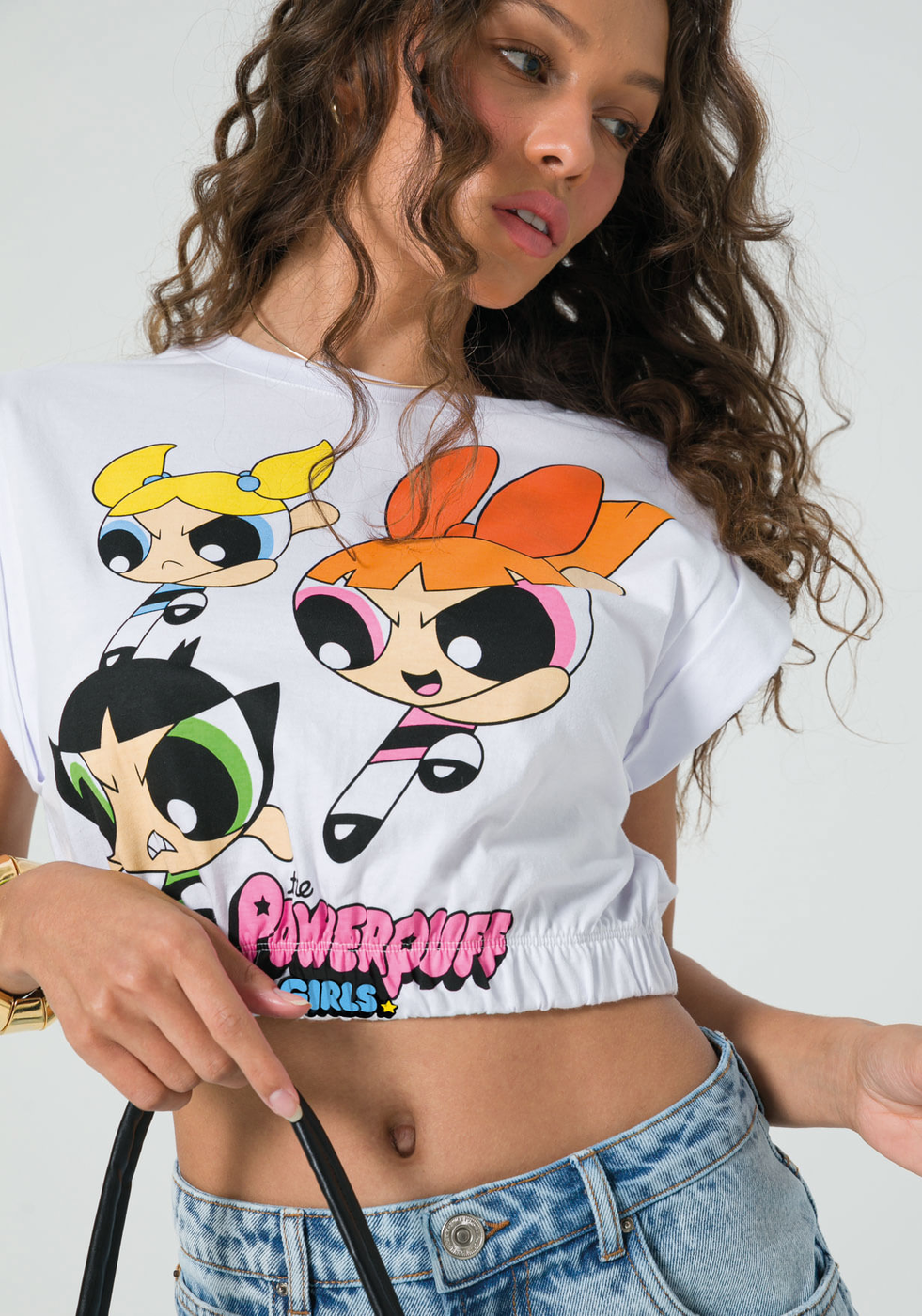 T-shirt Meninas Super Poderosas Branco MYFT | ZZ MALL