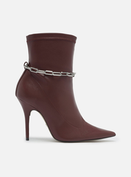 Bota Vermelha Arezzo Salto Alto