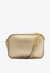Bolsa Tiracolo Dourada Anacapri Pequena Essencial