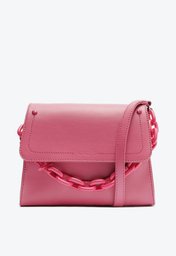 Bolsa Tiracolo Rosa Anacapri Mônaco Média