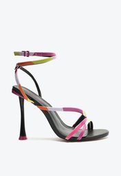 Sandalia arezzo preta salto fino clearance
