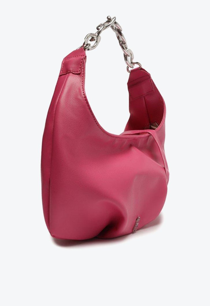 Bolsa Crossbody Rosa Anacapri Baguete Corrente Média