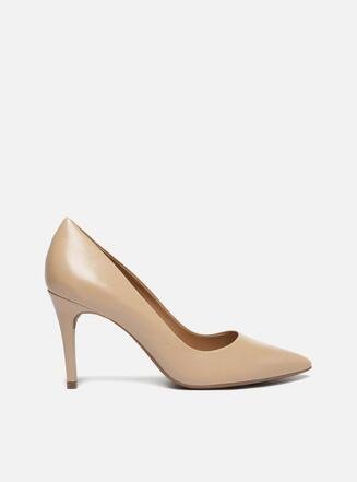Scarpin Preto Arezzo Nobuck Salto Fino ZZ MALL