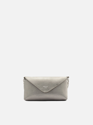 Bolsa Tiracolo Prata Arezzo Giorno Pequena Envelope