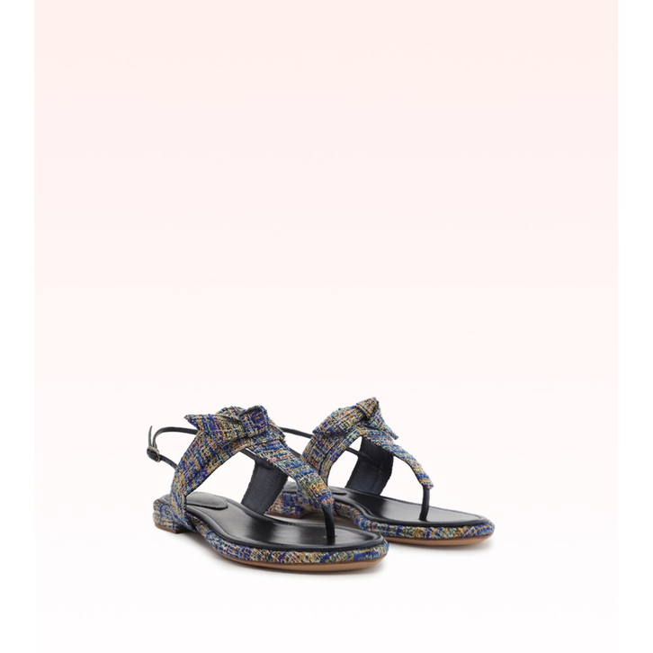 Clarita Thong Sandal Blue/Deep Cobalt