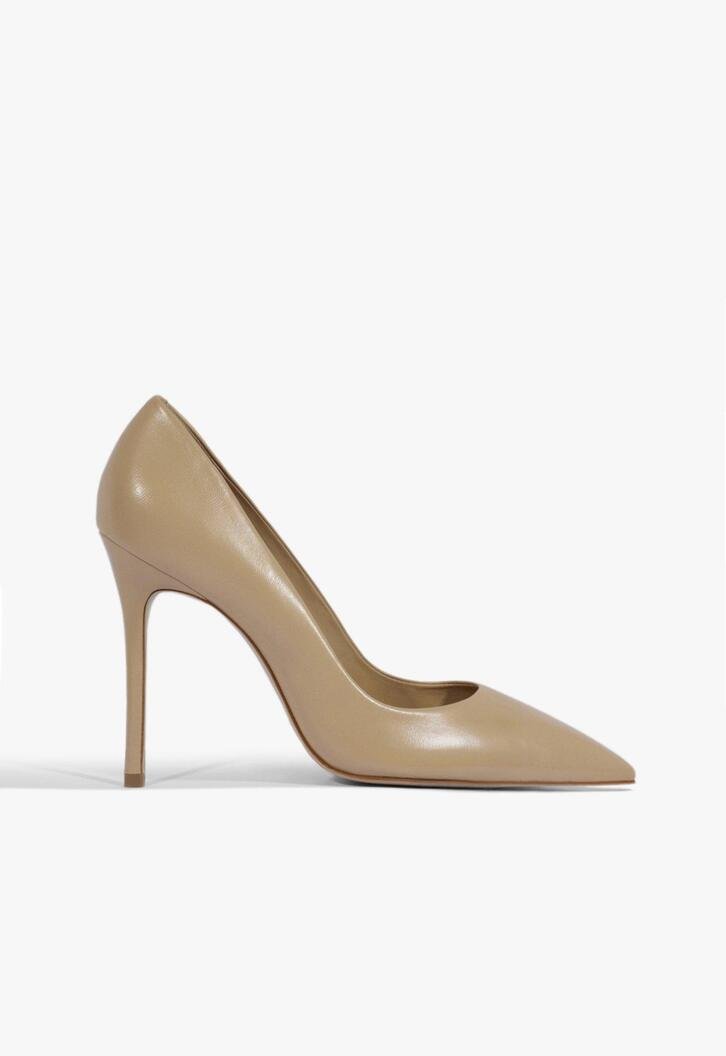Scarpin Caiolea Couro Bege