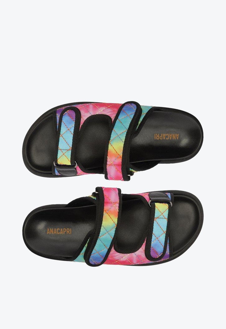 Sandália Papete Colorida Anacapri Galaxy Becca