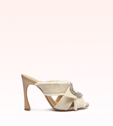 Madelina Raffia Mule Natural