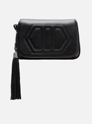 Bolsa Tiracolo Preta Arezzo Verona Pequena Corrente