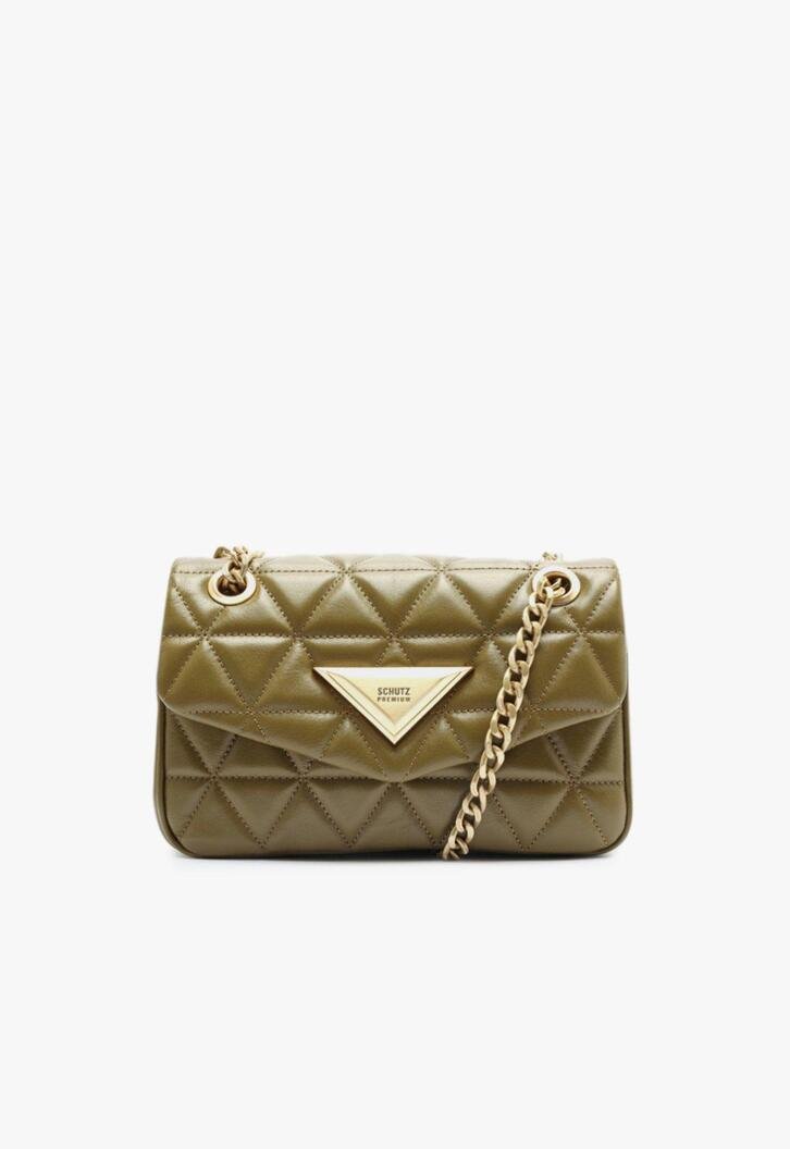 Bolsa Tiracolo Média 944 Couro Verde