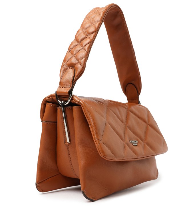 Bolsa Arezzo Tiracolo Marrom Couro Pequena Rivolli | ZZ MALL