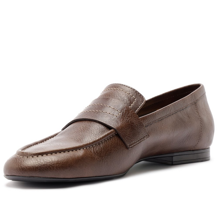 Mocassim Liso Monocolor Marrom | ZZ MALL