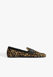 Mocassim Camurça Animal print
