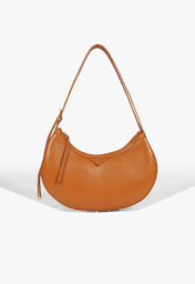 Bolsa Marrom Schutz Round Moss Couro
