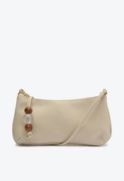 Bolsa Crossbody Branca Anacapri Média Esfera Madeira