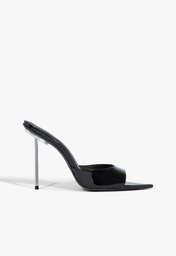 Mule Preta Schutz Michella Couro