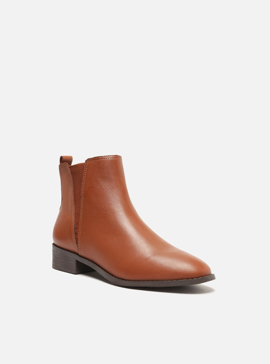 Bota Marrom Cano Médio