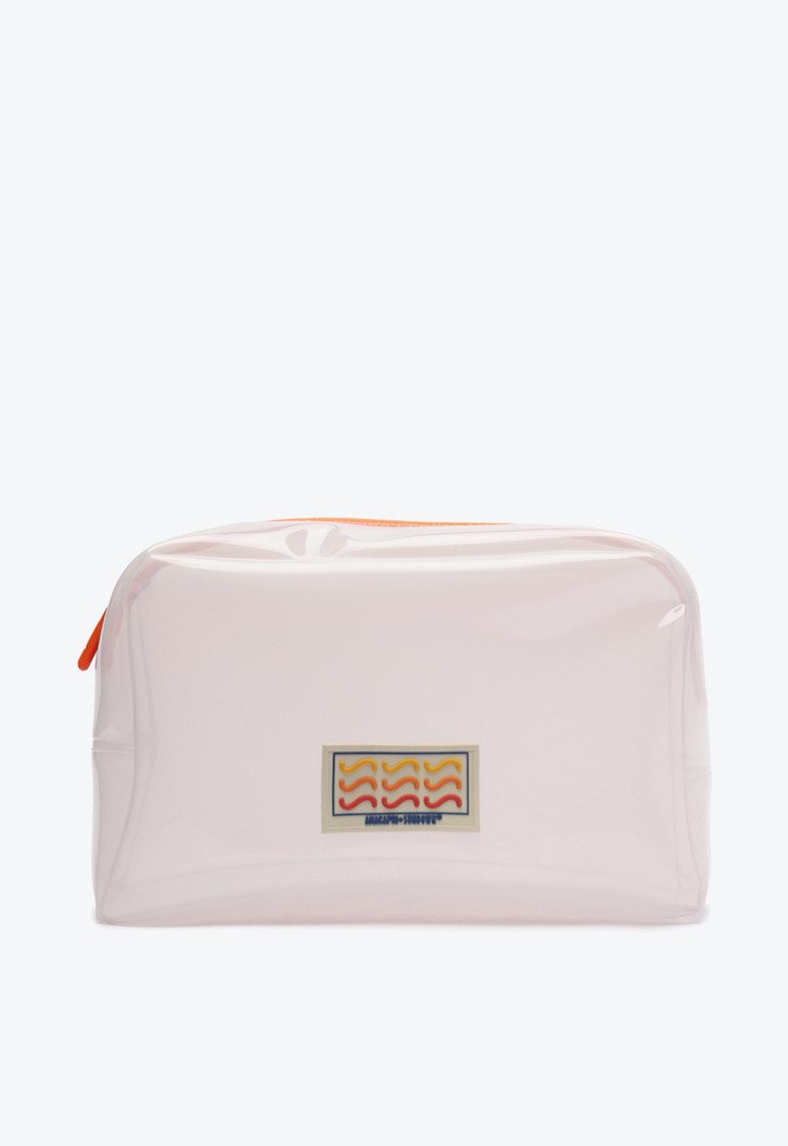 Necessaire Média Translúcida Sundown Branca