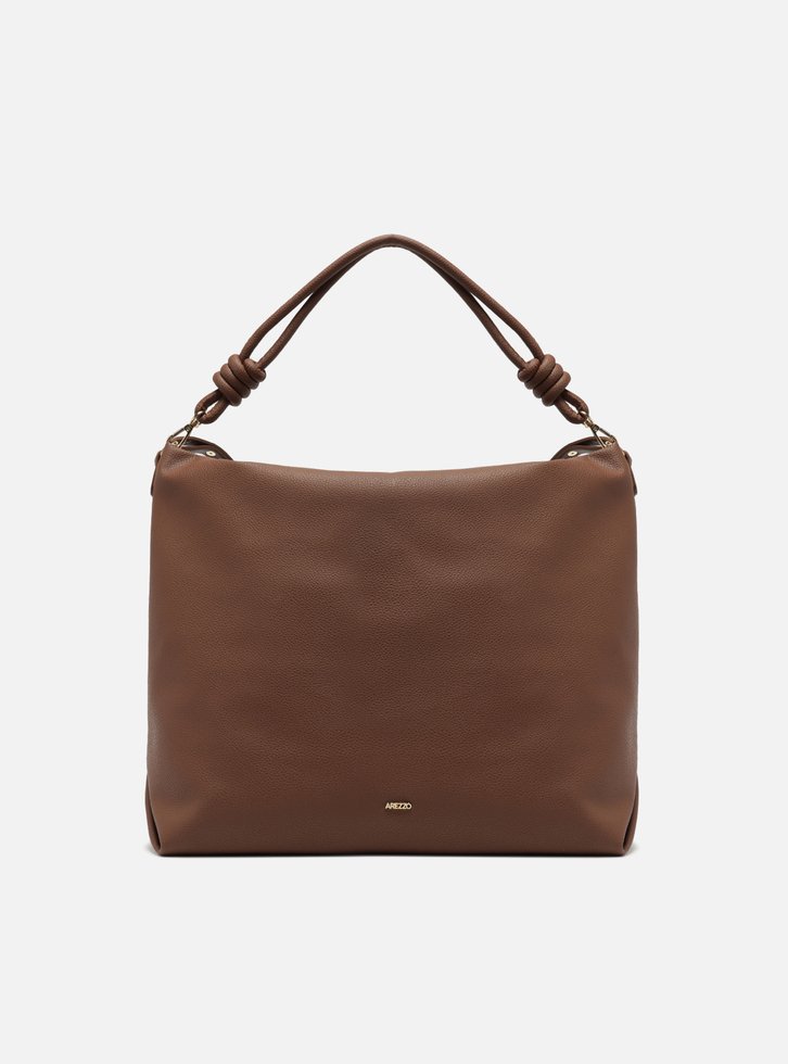 Bolsa Tiracolo Marrom Grande