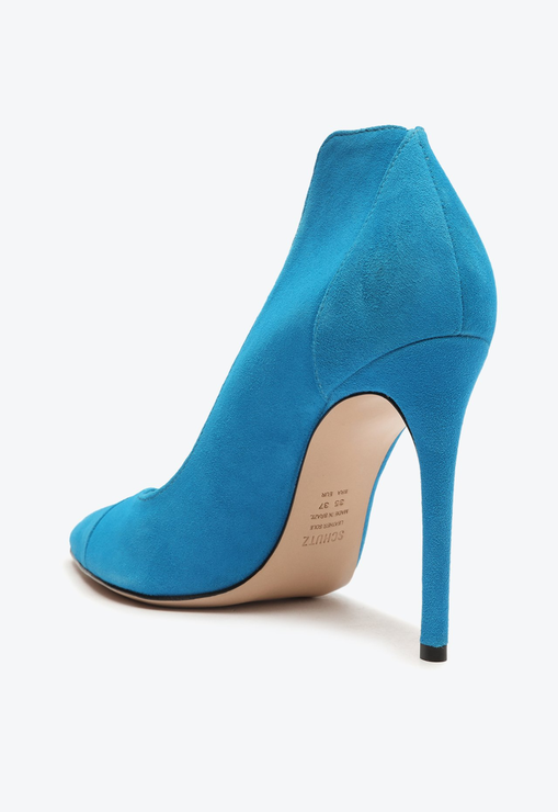 Sapato Scarpin Salto Alto Arlete Camur a Azul ZZ MALL
