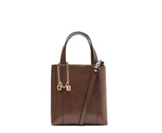 Bolsa Tote Média Madri Chaveiro Marrom