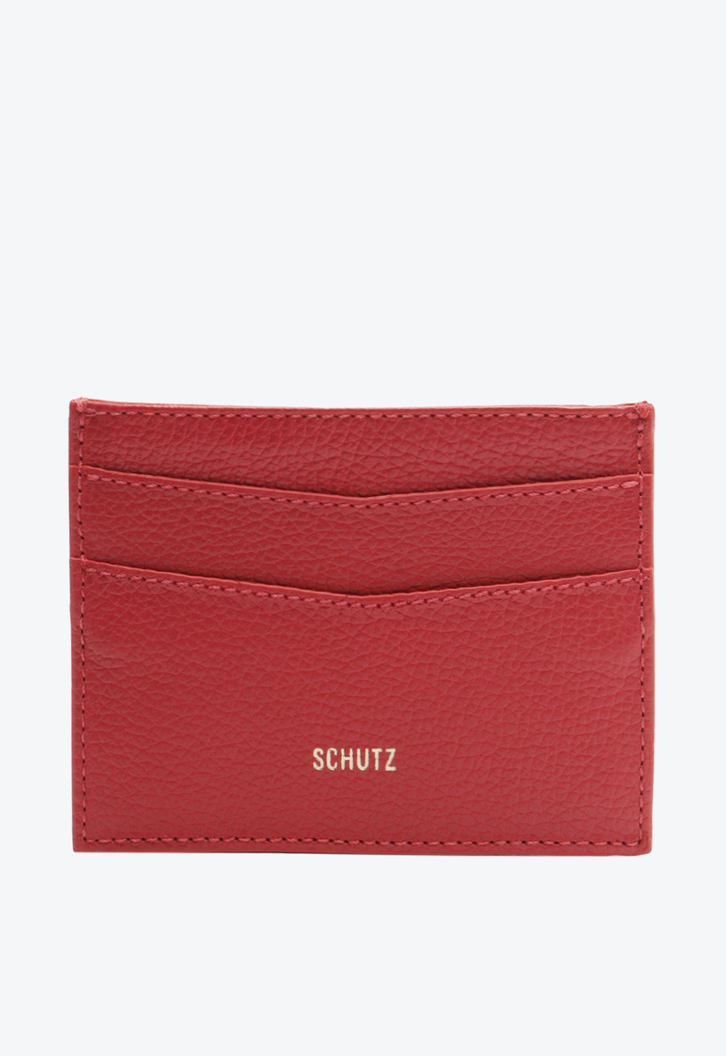 Kit Schutz Porta-cartões E Chaveiro Gizzy Vermelho