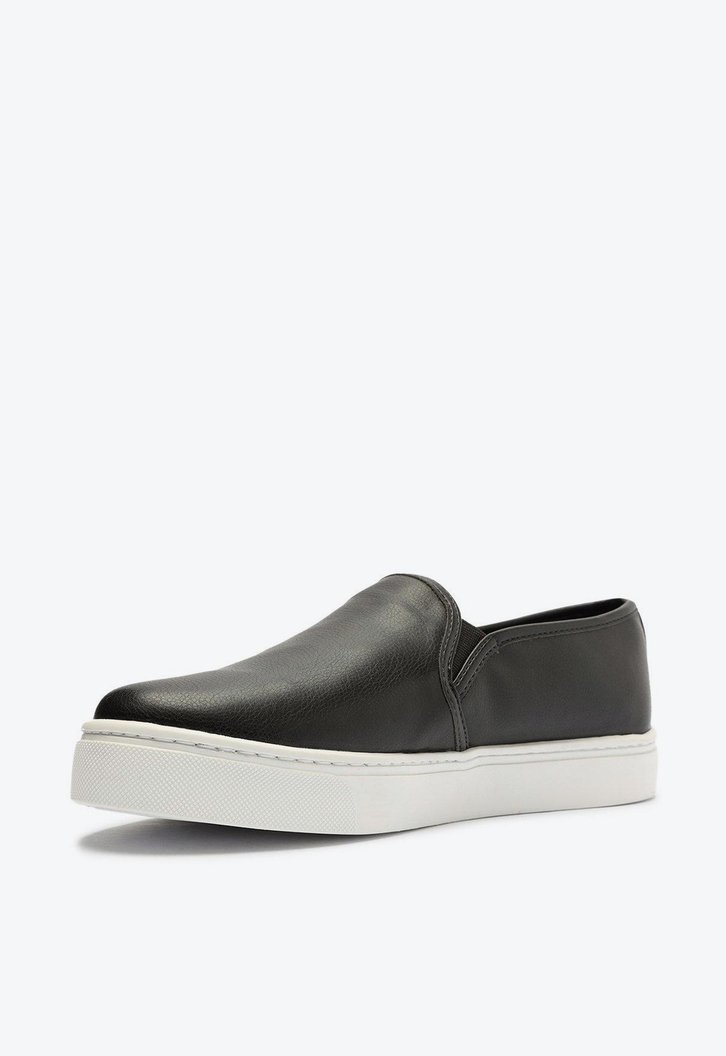 Tênis Slip On Preto Anacapri Sola Alta Basic
