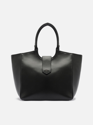 Bolsa Preta Tote Média