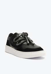 ♡ lZone Tênis Preto Schutz London Shine | ZZ MALL