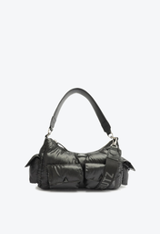 Bolsa Tiracolo Preta Schutz Média Alex Nylon