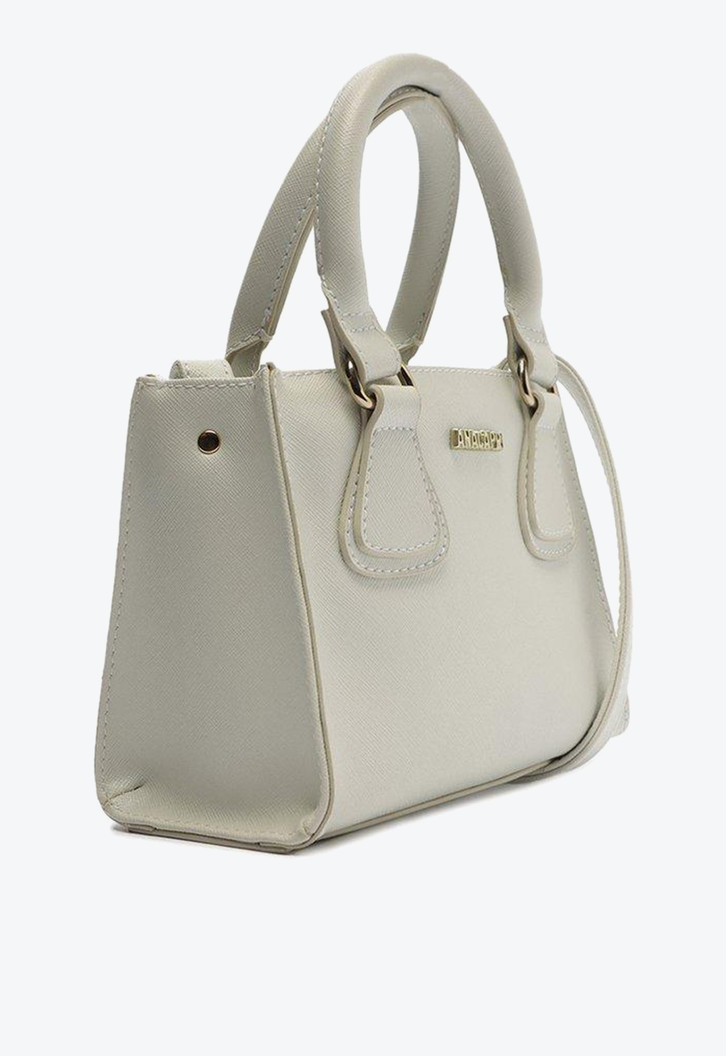 Bolsa Tote Mini Branca Anacapri Londres