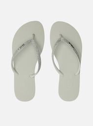 Chinelo Prata Brizza Strass