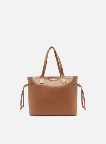 Bolsa Shopping Caramelo Arezzo Couro Média