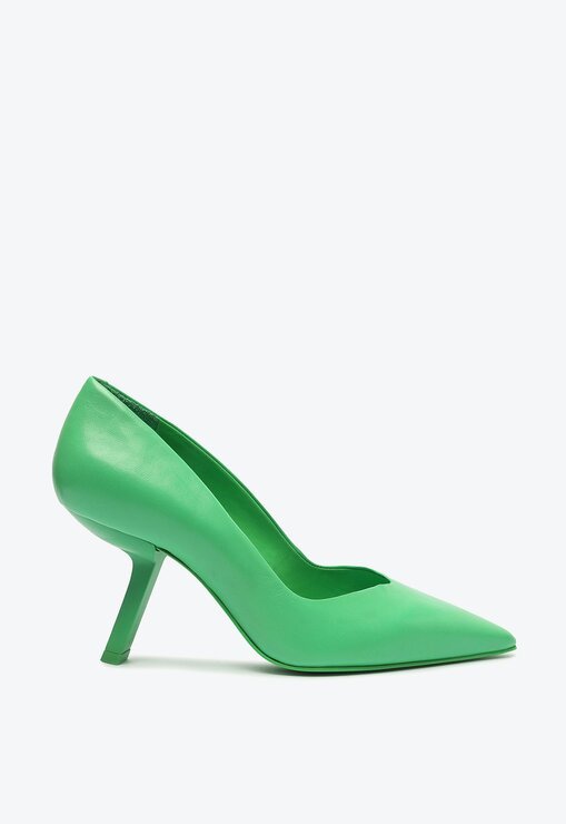 Scarpin verde clearance schutz