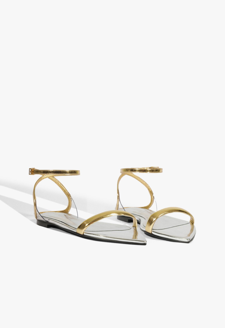 Sandália Skye Flat Dourada