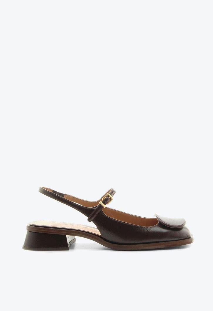 Slingback Lenna Marrom