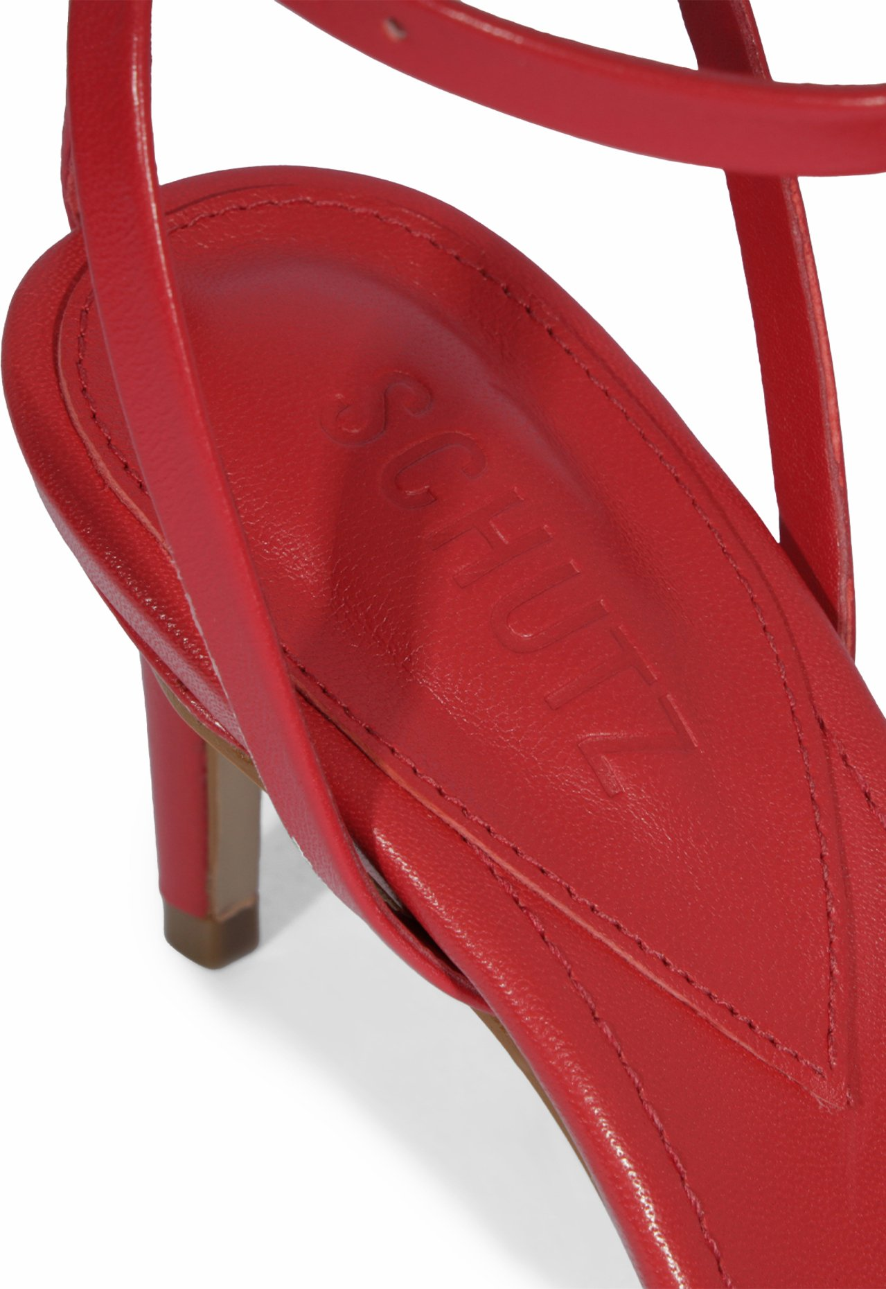 Sand Vermelho Schutz Lia La O Salto Fino | ZZ MALL
