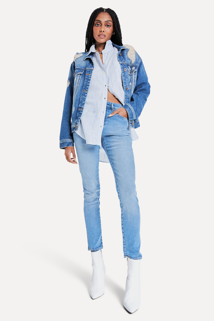 Calça Jeans Azul Reversa Super Skinny July