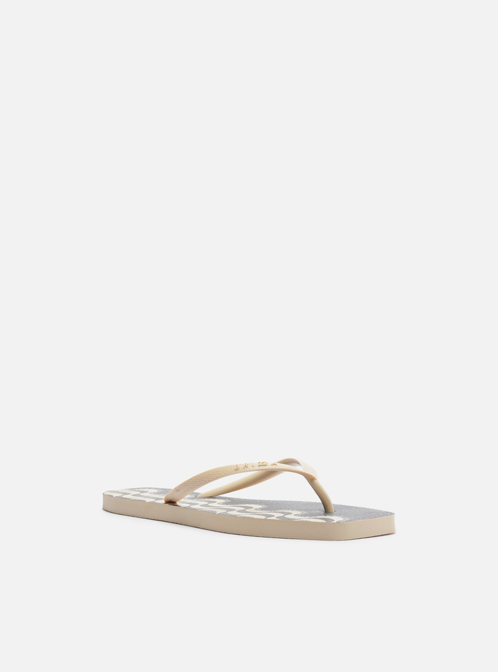 Chinelo de Dedo Branco Square Copacabana