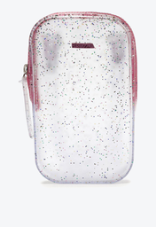 Mini Bolsa Porta-celular Transparente Brizza Glitter Duda