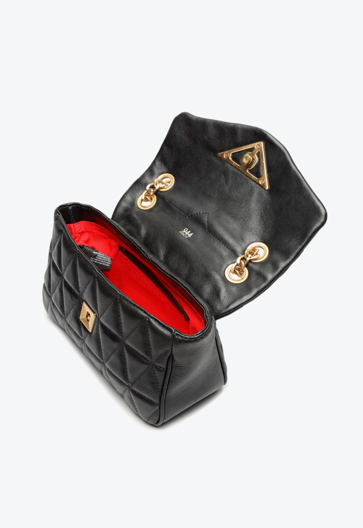 Bolsa Pequena Tiracolo Matelassê 944 Preta