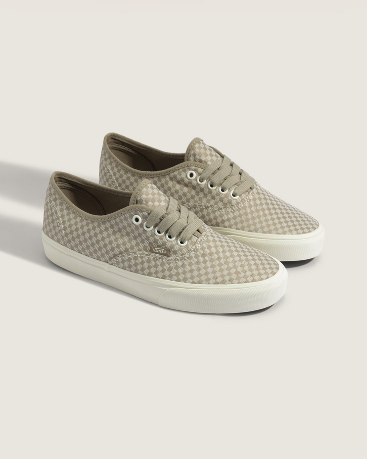 Tênis Authentic Micro Check Taupe | ZZ MALL