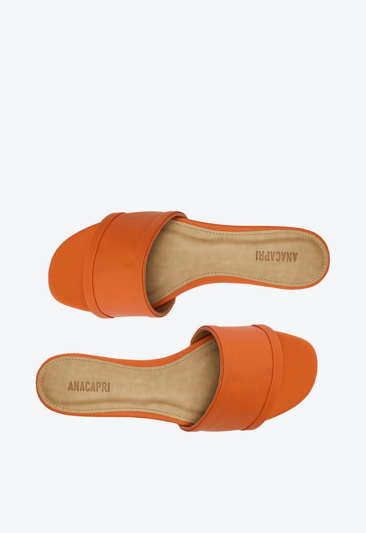 Rasteira Laranja Anacapri Deserto Flat