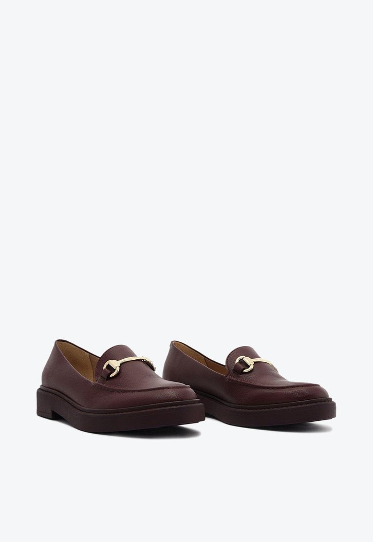 Mocassim Flatform Roxo Anacapri Bridão