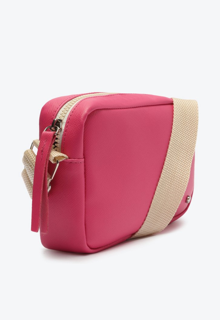 Bolsa Crossbody Rosa Anacapri Alça Gorgurão Pequena