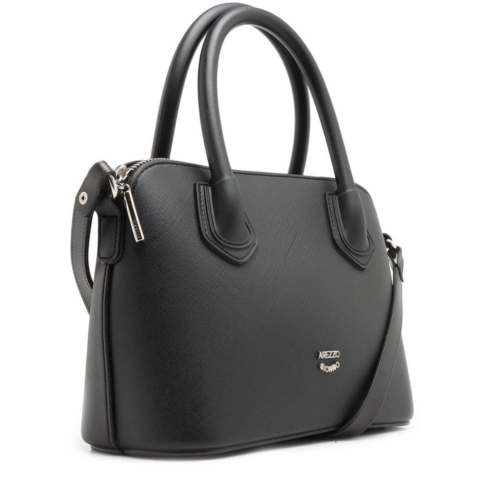Bolsa Arezzo Tote Preta Plástico Lara Média | ZZ MALL