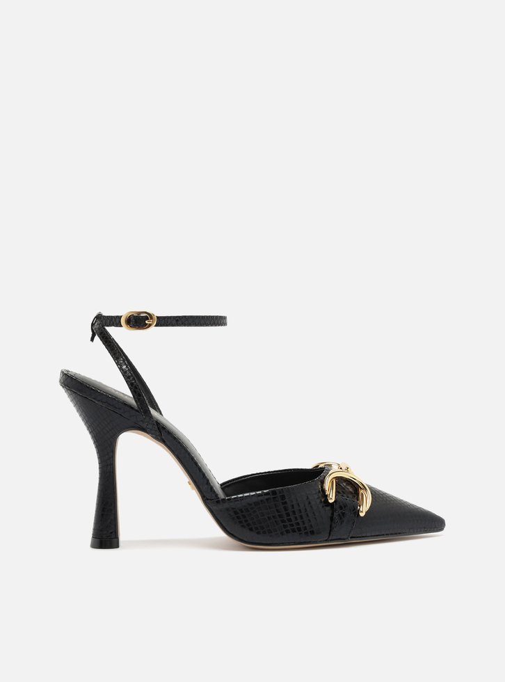 Scarpin Preto Salto Alto