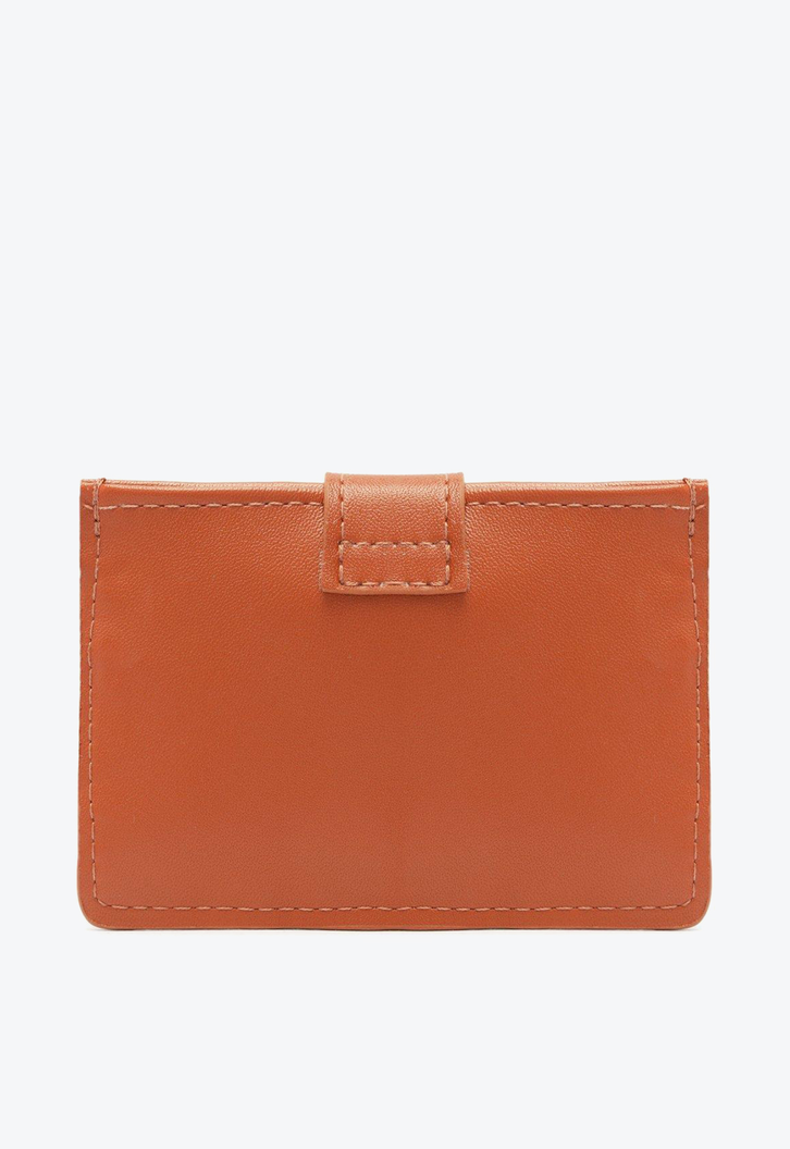 Porta-Cartão Laranja Anacapri Tressê